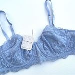 Free People NWT Intimately Maya Convertible Underwire Blue Lace Bra Size 34B Photo 1