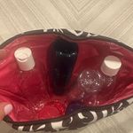 Ame & Lulu Brown & White with Pink Trim Travel Case + Empty Refillable Bottles Photo 3