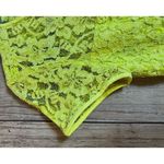 Diane Von Furstenberg DVF  Wanda Mini Lace Dress Limoncello Yellow Size 2 Photo 4