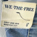 Free People CRVY Bohemian Retro 70s 2nd Ave Denim One Piece Jumpsuit Size 8 NEW Photo 12