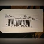 Sadie & Sage Floral Sheer Among the Stars Women's Top NWT Black Size L Photo 6