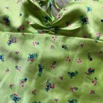 ZARA  Lime Green Floral Mini Dress Photo 6