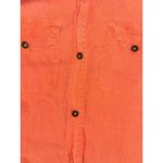 Current/Elliott womens‎  the perfect shirt  W/epaulets coral 0  Button Up Tencel Photo 5