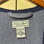 Anne Lewin Blue and Ligth Blue Knit Top Polyester Size M Photo 1