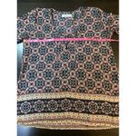 Abercrombie & Fitch Boho Top Peasant Blouse Medium Bell Sleeve Cottage Lace Up Photo 8