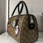 Coach Disney X Rowan Satchel In Signature Canvas With Patches CC149 Photo 1