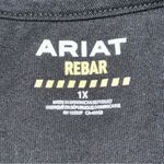 Ariat  Women’s Size 1X Black Rebar Cotton Strong Brand Flag Long Sleeve T-Shirt Photo 4