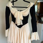 House Of CB HOUSE OF‎ CB 'Alana' Black & Cream Off Shoulder Dress NWOT size XS Photo 10