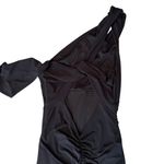 Katie May  High Roller Draped One Shoulder Jersey Knit Dress Black Size M Photo 9