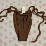 Aerie  brown swim bikini bottoms size medium NWT Photo 0