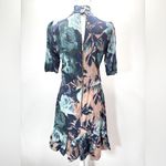 Closet London Floral High Neck Dress from ModCloth Back Cutout Coquette Girl Size 6 Photo 4