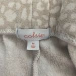 Colsie SZ M beige and white jogger sweatpants Size M Photo 2
