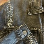 Forever 21 Black Beaded Denim Jacket Photo 2