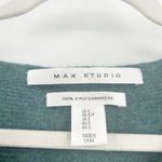 Max Studio  Womens‎ 2-Ply 100% Cashmere Cozy Knit Pullover Sweater Size S Green Photo 3