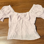 Nine West  Light Pink Puff Sleeve Blouse Photo 0