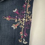 Wrangler  Women's Skinny Jeans Aztec Embroidered Cowgirl Mid Rise Size 13 Photo 5