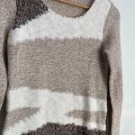 Tribal | Brown and Tan Crewneck Sweater sz Small Photo 5