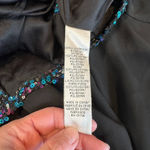 Hailey Logan Vintage Y2K Winter Formal Dress Juniors 11/12 Black Blue Sequin Photo 9