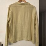 Flax  Light Yellow Linen Blazer Size Medium Photo 1