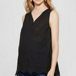 Isabel Maternity NWOT  Embroidered Sleeveless Top Photo 0