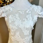 Dress the Population   Brooke White 
Sequin Cap Sleeve Cocktail  Minidress Sz XS Photo 3