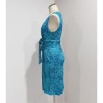 Banana Republic  Issa London Collection Blue Printed Wrap-Tie Dress Size 8 Photo 2
