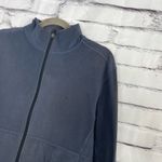 Eddie Bauer  Full Zip Fleece Jacket Women’s M Navy Blue Soft Warm Lightweight Photo 6