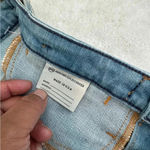 AG Adriano Goldschmied  womens Lula braided light wash denim pencil skirt Photo 7