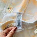 Sundry Women's Orange Tie Dye White Drawstring Shorts size 1 / Small Photo 3