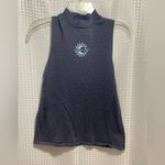 Santa Cruz Sleeveless Top in Blue and Yellow Photo 2