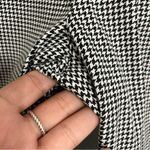 Old Navy  Womens Pants Pixie Fit Black White Houndstooth Ankle Size 4 Tall Photo 6
