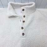 Aerie  Cream Sherpa Pullover Size XS Photo 6