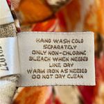 Chico's CHICO’S Retro Abstract Print Open Front Jacket Orange Red Gold Size 3 (16) Photo 7