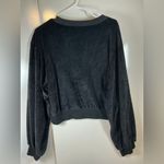 True Religion  Black Velvet Sweatshirt Photo 3
