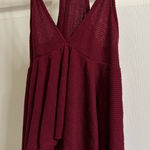 Urban Outfitters Burgundy  flowy top Photo 0