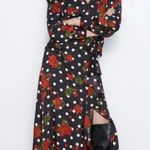 ZARA  Flamenco Polka Dot Midi Skirt Photo 0