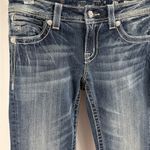 Buckle Miss me  Y2K 2000s beaded embroidered bling cross wings size 29x34.5 long Photo 7