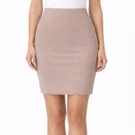 EXPRESS NWT  Straight Pencil Skirt Beige Tan High Waist Career Work Size 4 Photo 0