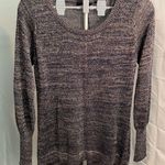 NWT Gorgeous size medium blue shimmer sweater Photo 0