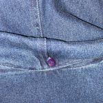 NorthStyle Denim Chore Coat Barn Jacket Green plaid flannel lining Hooded Fall Blue Size L Photo 9