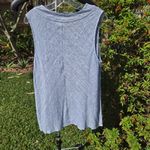 Sigrid Olsen  linen tank top Blue XL Photo 7