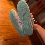 ASICS  Women's White and Aqua Athletic Shoes Photo 2