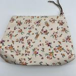 Steve Madden floral flower print cosmetic toiletry travel zip top tassel bag Photo 3