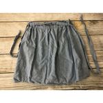 Denim Jean Skirt Tie Bow Mini Short Wrap Lined Small USA Short Juniors Festival Blue Photo 1