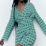 ZARA  geometric print blazer dress Photo 3