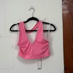 Juicy Couture UO  Pink Terry Cloth Halter Crop Top NWT‎ Y2K Size Medium Photo 3
