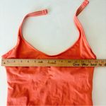 Ralph Lauren  Women’s One Piece Swimsuit Orange Backless Size 10 Photo 7