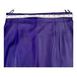 Italian Leather Skirt Size 8 Photo 6