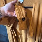 Avenue  Women's Golden Yellow Open Front Cardigan Photo 1