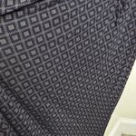 Gap Long Maxi Casual Dress Woman’s Size XL Geometric Diamond Print Navy Blue Photo 3